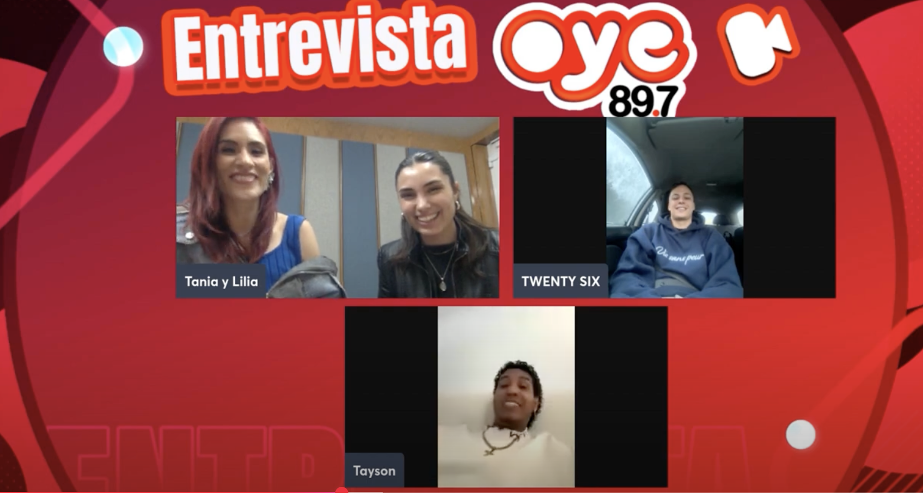 Tania y Lilia platicaron con Twenty Six y Tayson sobre su colaboración musical y vista a México!